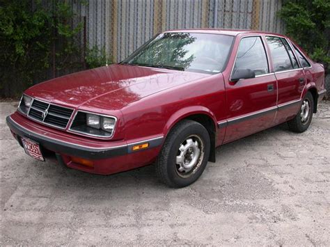 1986 Dodge Lancer - Information and photos - MOMENTcar