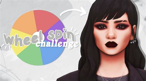 spinning a wheel to create my sim ♡ the sims 4: create a sim - YouTube