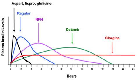 Lantus Insulin Peak Times Chart: A Visual Reference of Charts | Chart Master