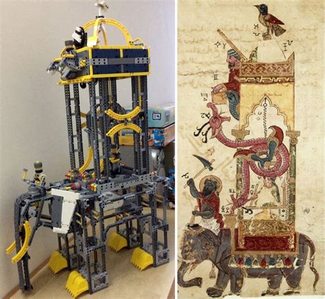 LEGO Inspired Reproduction of Al-Jazari's 13th Century Elephant Clock - 1001 Inventions