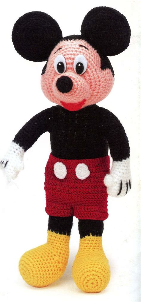 Crochet Mickey Mouse Free Pattern Web Below Are 17 Mickey Mouse Crochet Patterns. - Printable ...