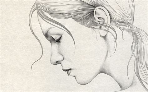 Sad Girl Face Drawing at GetDrawings | Free download