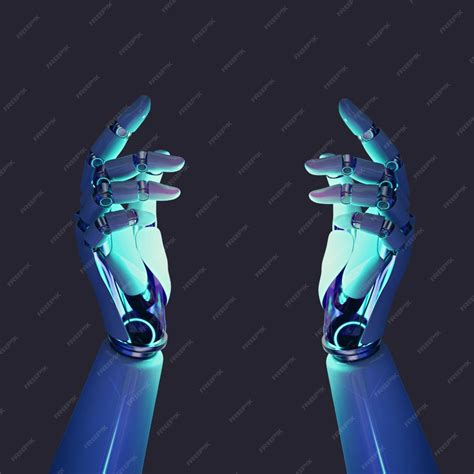 Premium Photo | AI generated picture of robot hand