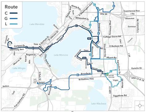 Proposed Madison Metro Bus Routes as Recommended to the City Council on December 5, 2023 ...