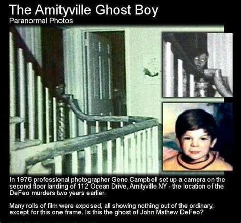 The Amityville Ghost Boy Paranormal Photos In 1976 professional ...