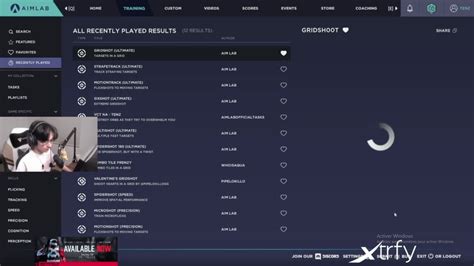 TENZ AIM TRAINING IN AIMLAB FOR VALORANT (WARMUP) - YouTube