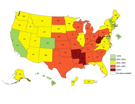 Which States Are the Most Obese?