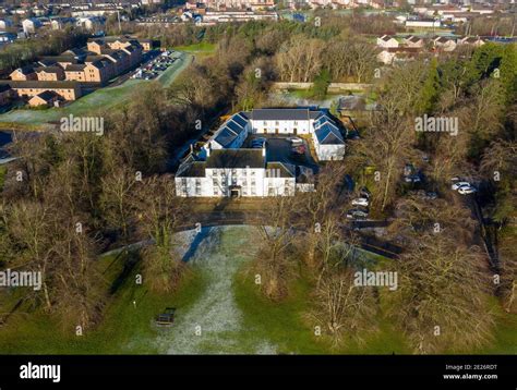 Aerial view howden park centre hi-res stock photography and images - Alamy