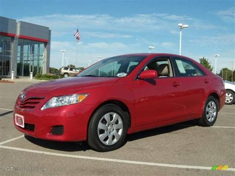 Red toyota camry 2010