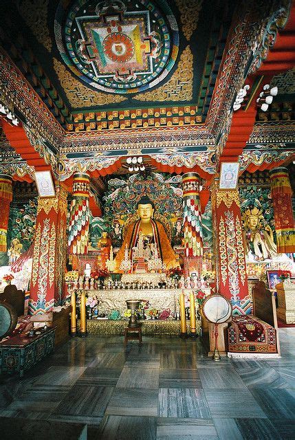 Buddhist Altar (Bhutan Temple) | チベット仏教, 寺院, 仏教