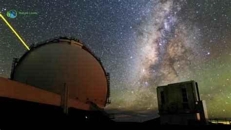 Crystal clear night sky above Mauna kea Observatory, on the Big Island of Hawaii - YouTube