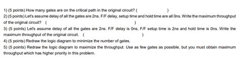 7. The following shows a logic diagram a sequential | Chegg.com