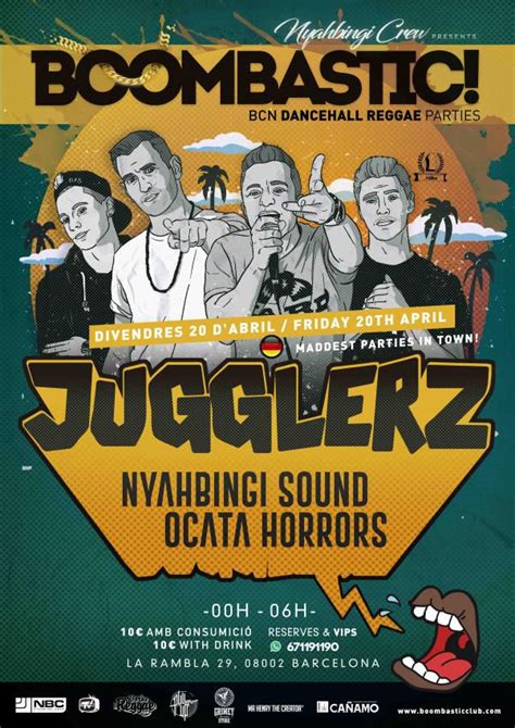 Concert: BoomBastic Club presenta a Jugglerz (Alamenia) amb JUGGLERZ, Nyah... | altaveu.cat