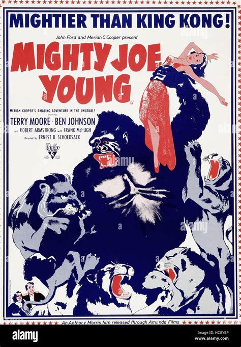 MIGHTY JOE YOUNG, poster art, 1949 Stock Photo - Alamy