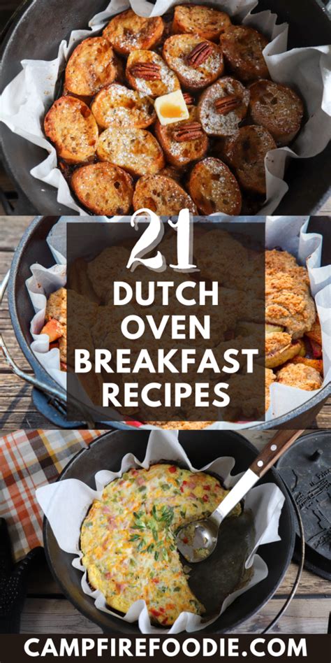 Dutch Oven Breakfast Recipes » Campfire Foodie