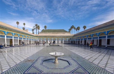 Interior of Bahia Palace in Marrakech, Morocco Editorial Photography - Image of islamic ...