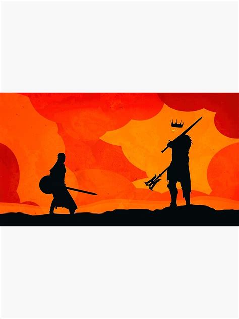 "Eowyn and the Witch King" Poster for Sale by carloswk | Redbubble