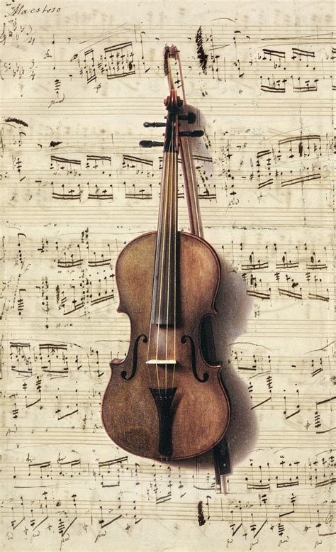 Violin Sheet Music Vintage Art Free Stock Photo - Public Domain Pictures