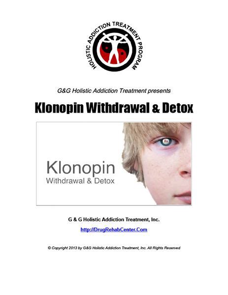 Klonopin withdrawal and klonopin detox – Artofit