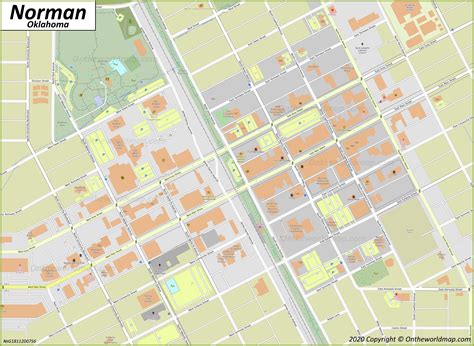 Norman Map | Oklahoma, U.S. | Discover Norman with Detailed Maps