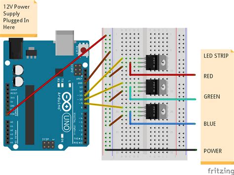 How to adjust brightness of an RGB LED strip with Arduino Uno? - LEDs and Multiplexing - Arduino ...