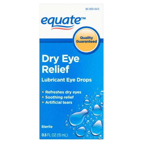 Equate Dry Eye Relief Lubricant Eye Drops, 0.5 Oz - Walmart.com