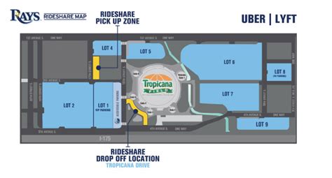 Tropicana Field Parking Map - Map Of South America