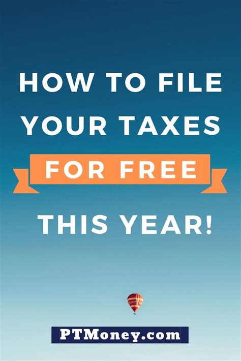 How to File Your Taxes for Free This Year! | Online taxes, File taxes ...