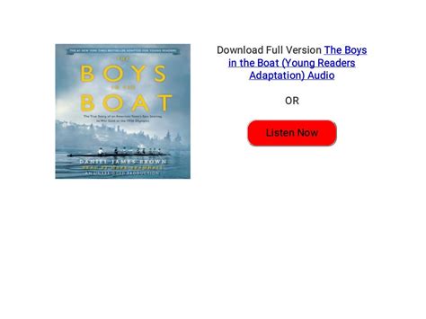 The Boys in the Boat (Young Readers Adaptation) Audiobook download free | The Boys in the Boat ...