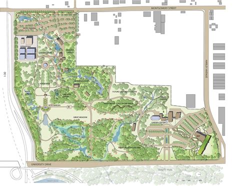 Fort Worth Botanic Gardens | BRIT Master Plan | Bennett Partners