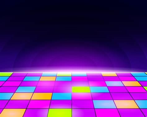 Premium Vector | Neon retro dance floor background Futuristic disco ...