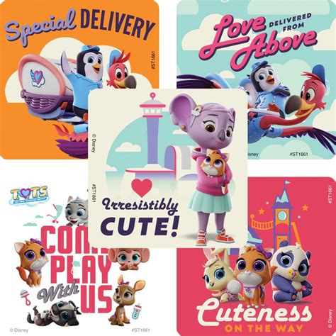 Amazon.com: Disney T.O.T.S Stickers - Toys and Giveaways - 100 per Pack : Toys & Games