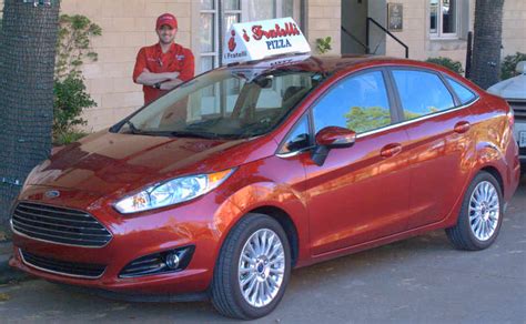 Our Recommended Pizza Delivery Car for 2014: The Titanium Ford Fiesta