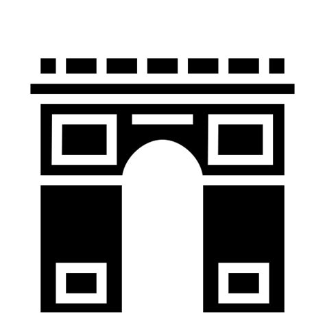 Arc de Triomphe icon | Game-icons.net