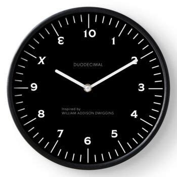 Duodecimal - Inspired by Dwiggins Clock by OBJETDART | Clock, Clock face, Analog clock