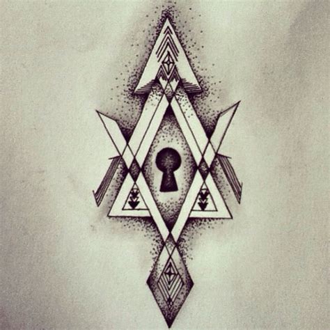 Key hole | Keyhole tattoo, Tattoos, Key tattoos