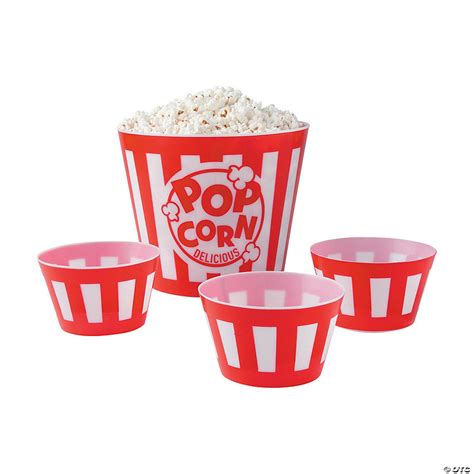 Popcorn Bowl Set | Oriental Trading