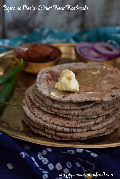 Bajra na Rotla - Millet Flour Flatbreads ~Rajasthani Special | simply.food