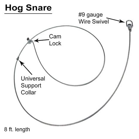 Hog/Wolf Snares - (DOZEN) | Wildlife Control Supplies | Product Code: WCSBNWS