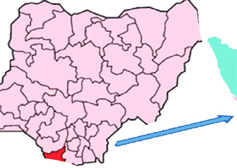 Map of Nigeria showing Bayelsa State | Download Scientific Diagram