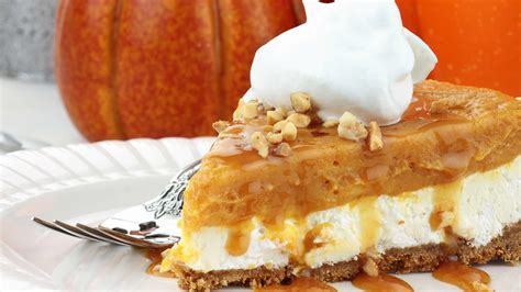 Harps Foods - Recipe: Double Layer No Bake Pumpkin Pie