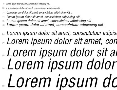 Helvetica-Condensed Italic truetype font