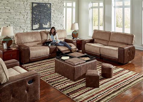 PASADENA 3 PC RECLINING CONSOLE SOFA | Badcock Home Furniture &more