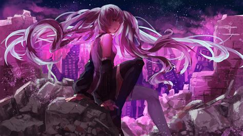 3840x2160 Hatsune Miku Vocaloid Anime Art 4k 4K ,HD 4k Wallpapers,Images,Backgrounds,Photos and ...