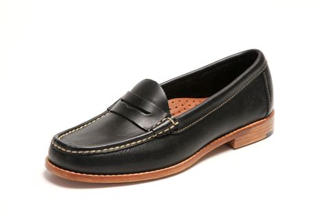 Women Black Penny Loafer | Handsewn Company