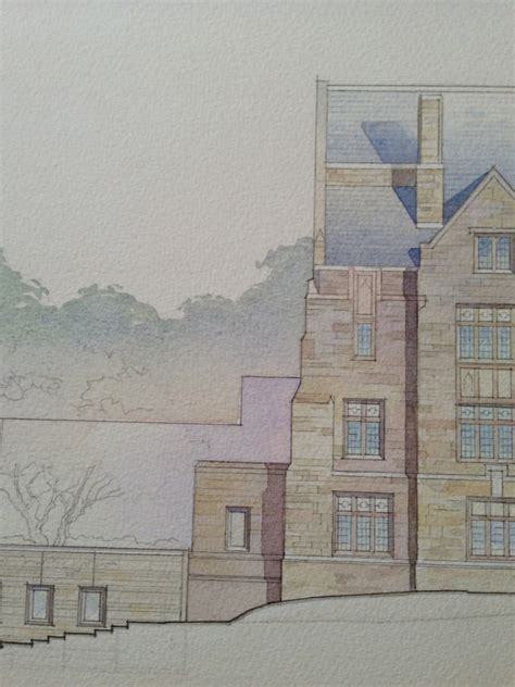 Architectural Rendering Techniques: Painting an Architectural Elevation in Watercolor — AKERS ...