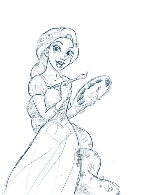 Disney Princess Sketches at PaintingValley.com | Explore collection of Disney Princess Sketches