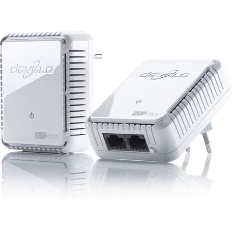 Devolo dLAN 500 duo Starter Kit 500 MBit/s 2x LAN 10/100 2er Pack weiss ...