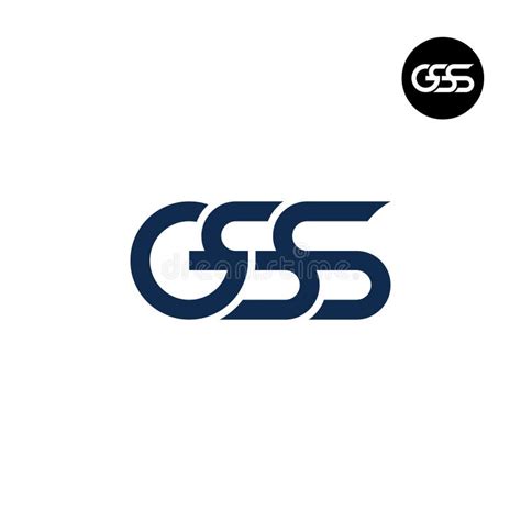 Letter GSS Monogram Logo Design Stock Vector - Illustration of minimal ...