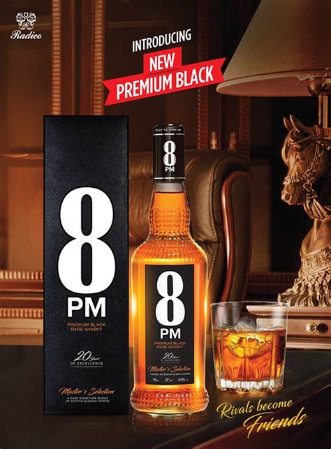 8PM Premium Black Whisky - Radico Khaitan